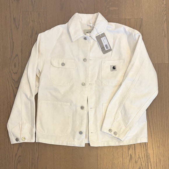 Carhartt WIP White Utility Jacket - Picture 1 of 5